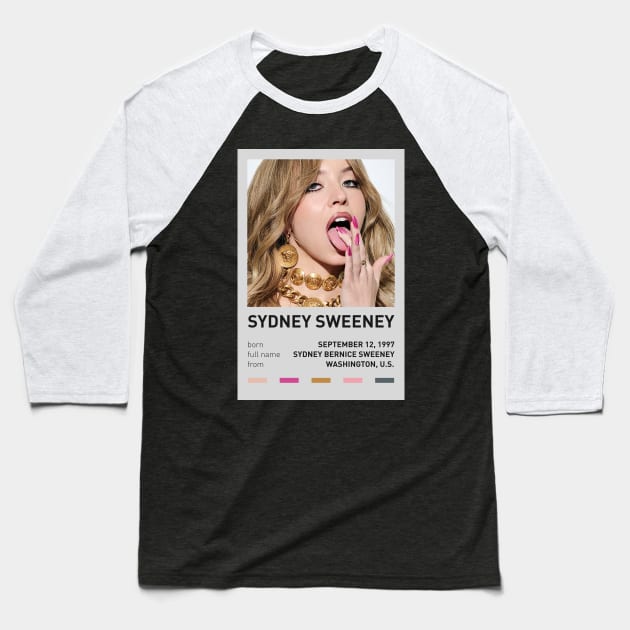 Sydney Sweeney Baseball T-Shirt by sinluz